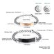 Wholesale 2018 New Fashion Stainless Steel Couples BraceletLovers TGSMB004 1 small