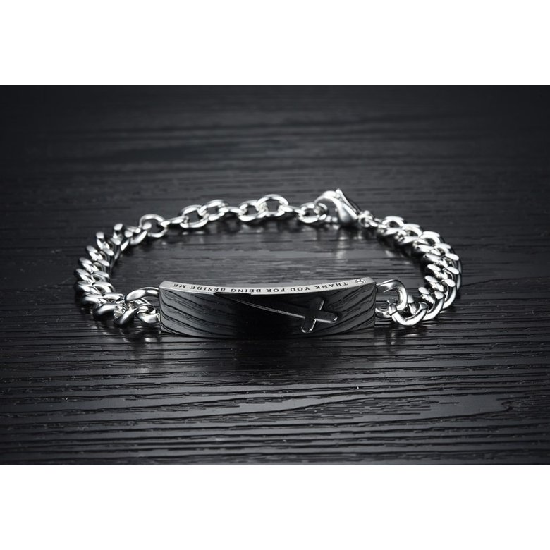 Wholesale 2018 New Fashion Stainless Steel Couples BraceletLovers TGSMB004 2