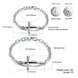 Wholesale 2018 New Fashion Stainless Steel Couples BraceletLovers TGSMB006 0 small