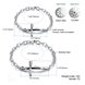 Wholesale 2018 New Fashion Stainless Steel Couples BraceletLovers TGSMB015 0 small