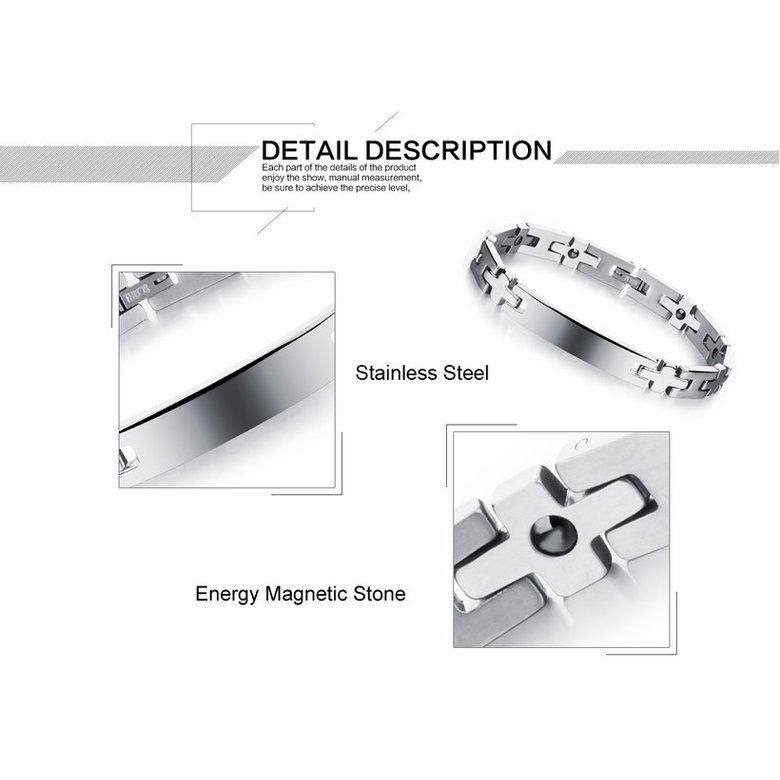 Wholesale 2018 New Fashion Stainless Steel Couples BraceletLovers TGSMB008 2