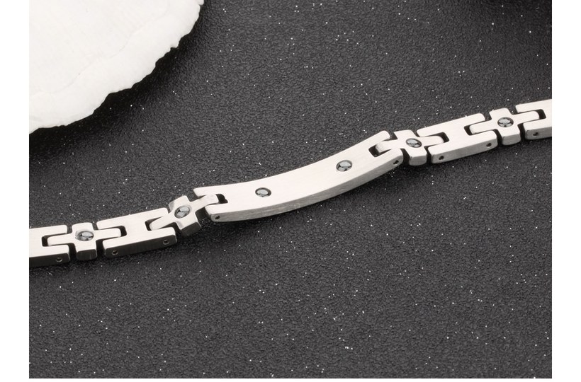 Wholesale 2018 New Fashion Stainless Steel Couples BraceletLovers TGSMB008 6