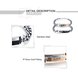 Wholesale 2018 New Fashion Stainless Steel Couples BraceletLovers TGSMB010 2 small