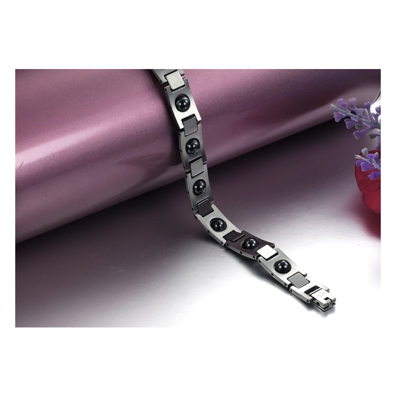 Wholesale Hot sale stainless steel magnetic bracelet TGSMB047 2