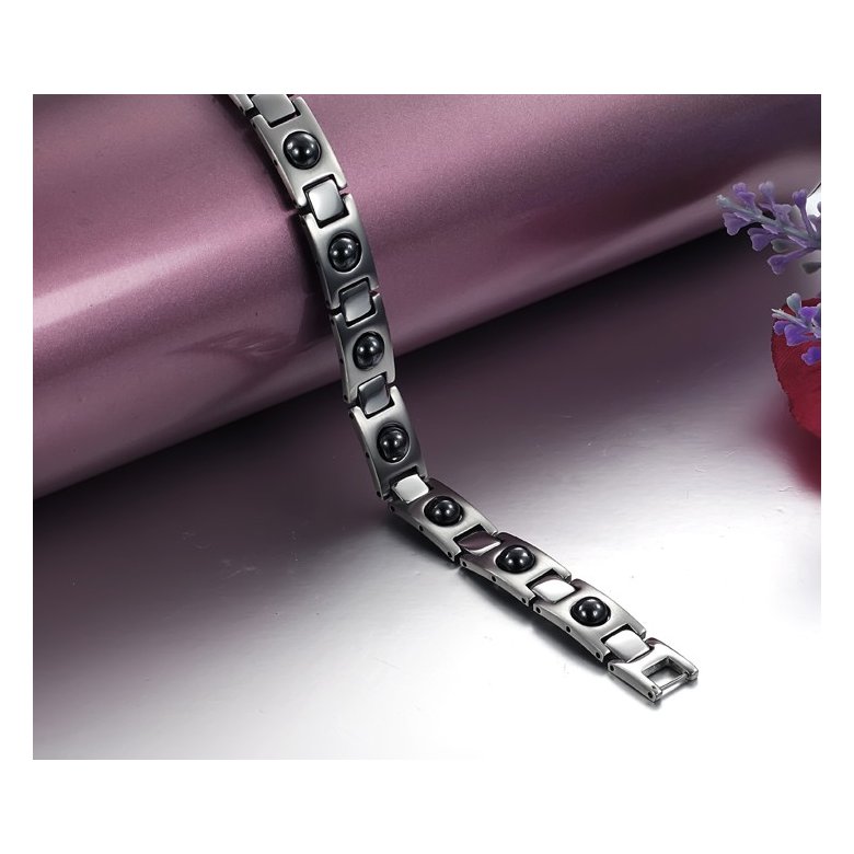Wholesale Hot sale stainless steel magnetic bracelet TGSMB047 3