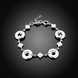 Wholesale Trendy Silver Round Bracelet TGSPB169 1 small