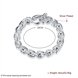 Wholesale Trendy Silver Hollow out flowers Bracelet TGSPB175 0 small
