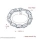 Wholesale Classic Silver Spring chains Lock Bracelet TGSPB218 0 small