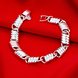Wholesale Classic Silver Spring chains Lock Bracelet TGSPB218 2 small