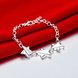 Wholesale Classic Silver Star Bracelet TGSPB231 1 small