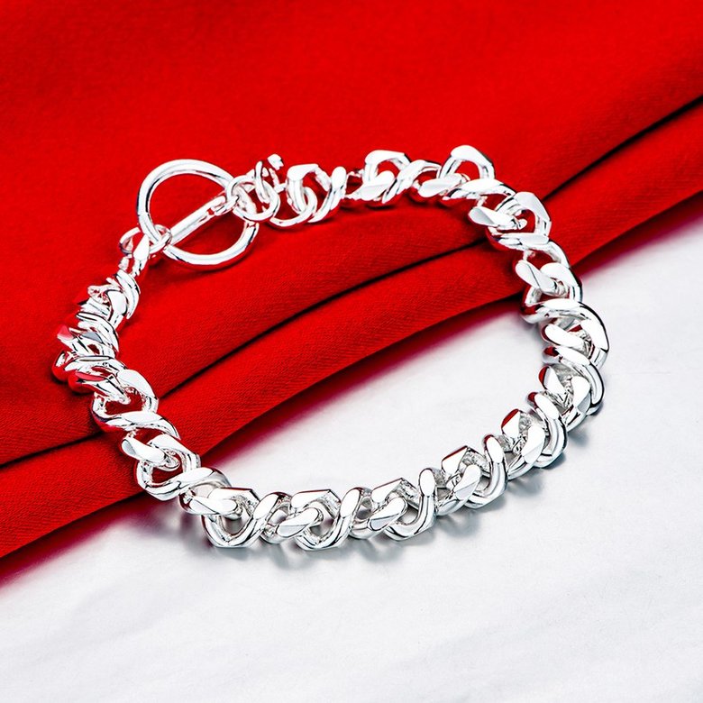 Wholesale Trendy Silver Bracelet TGSPB287 1