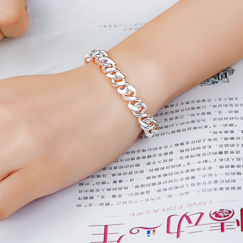 Wholesale Trendy Silver Bracelet TGSPB287 2