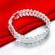 Wholesale Trendy Silver Round Bracelet TGSPB295 1 small