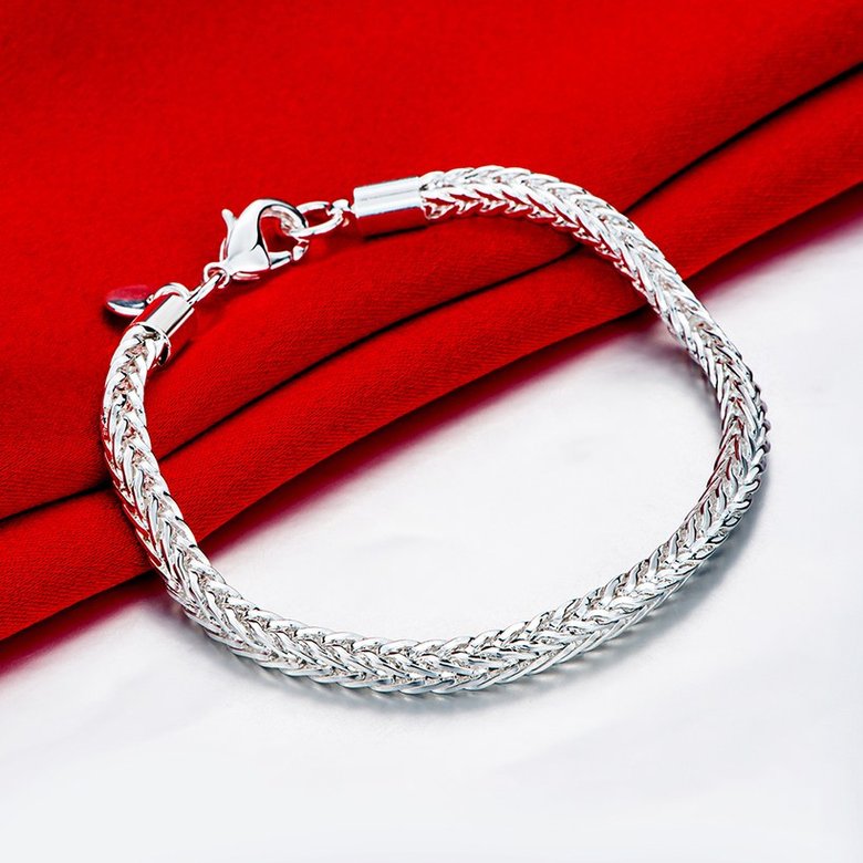 Wholesale Round Fashion Silver Bracelet TGSPB297 1