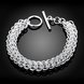 Wholesale Classic Silver Round Bracelet TGSPB362 2 small