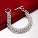 Wholesale Classic Silver Round Bracelet TGSPB362 3 small