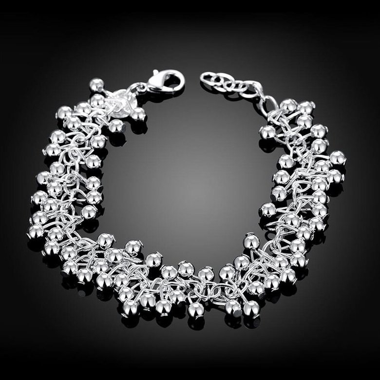 Wholesale Classic Silver Ball Bracelet TGSPB364 0