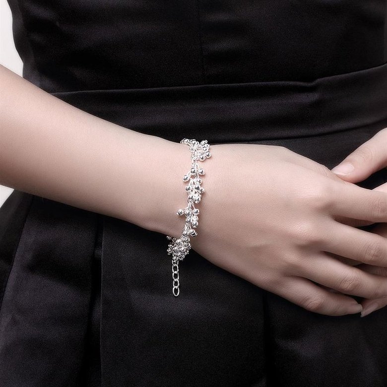 Wholesale Classic Silver Ball Bracelet TGSPB364 4