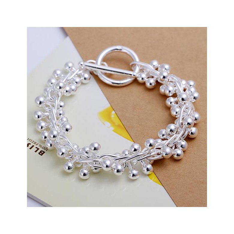 Wholesale Classic Silver Ball Bracelet TGSPB366 0