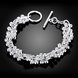 Wholesale Classic Silver Ball Bracelet TGSPB366 3 small