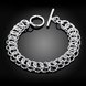 Wholesale Classic Silver Round Bracelet TGSPB369 4 small