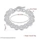 Wholesale Trendy Silver Round Bracelet TGSPB372 0 small