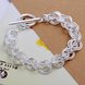 Wholesale Trendy Silver Round Bracelet TGSPB372 2 small