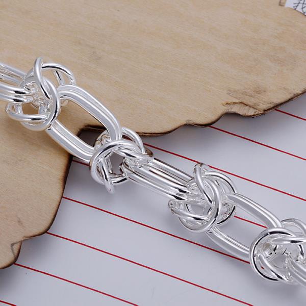 Wholesale Romantic Silver Round Bracelet TGSPB374 0
