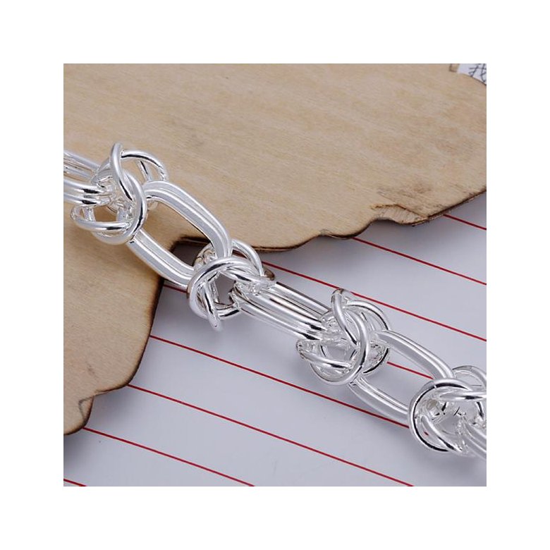 Wholesale Romantic Silver Round Bracelet TGSPB374 0