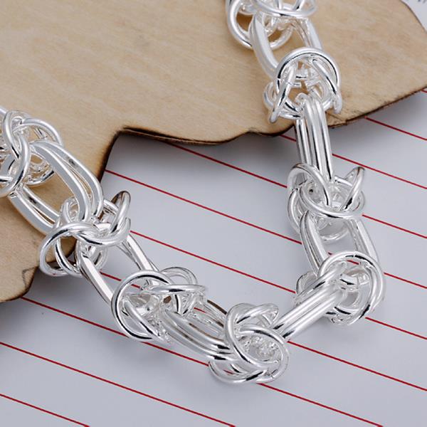 Wholesale Romantic Silver Round Bracelet TGSPB374 1