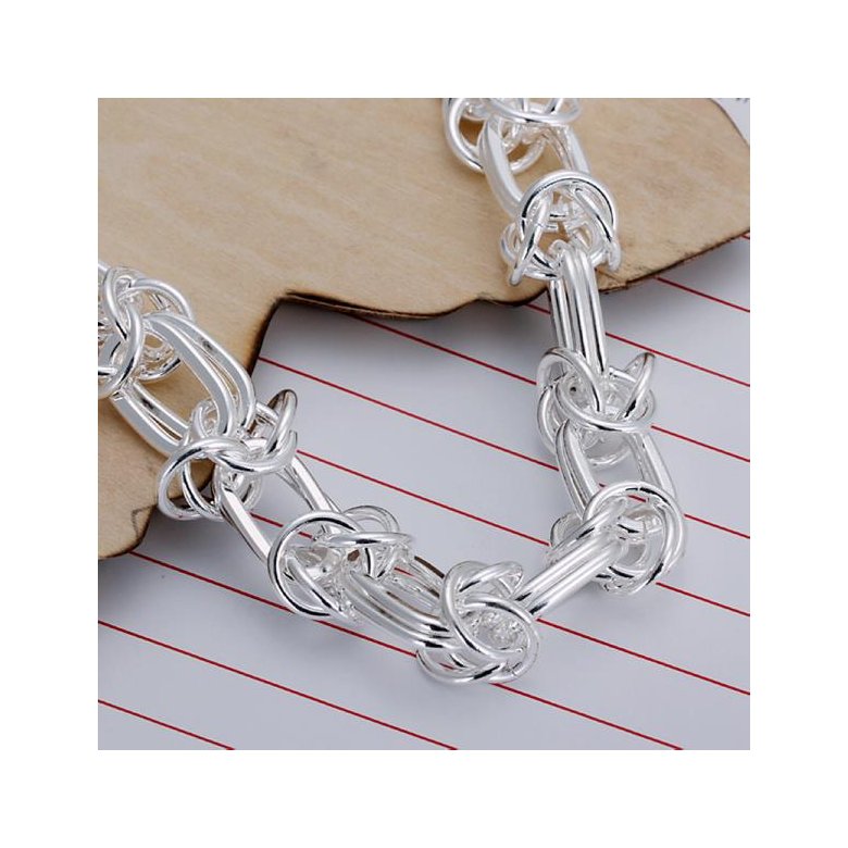 Wholesale Romantic Silver Round Bracelet TGSPB374 1