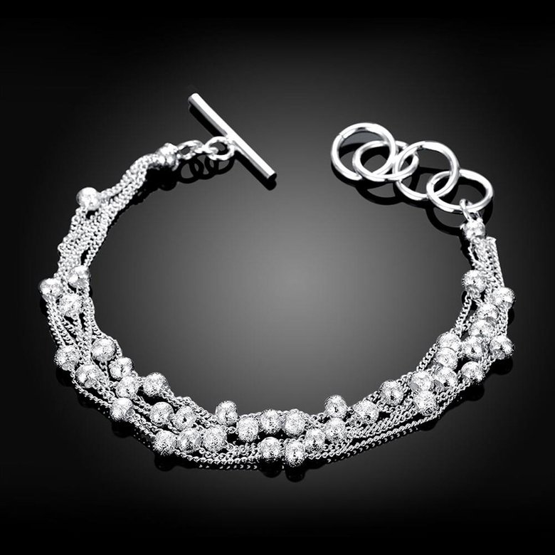 Wholesale Romantic Silver Ball Bracelet TGSPB385 1