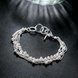 Wholesale Romantic Silver Ball Bracelet TGSPB385 4 small