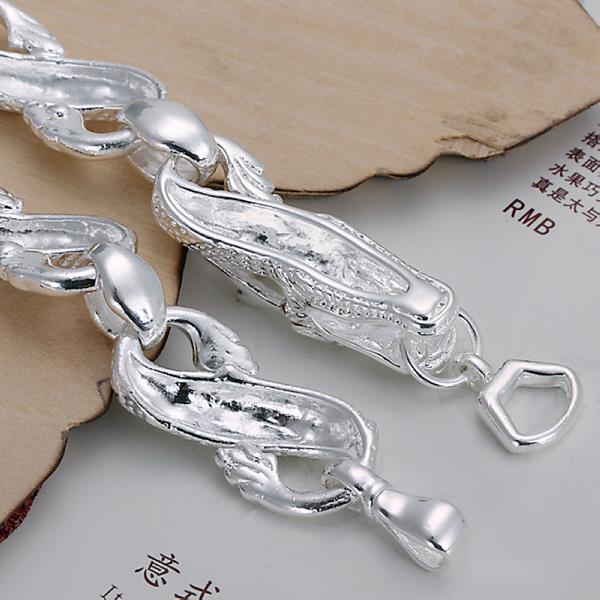 Wholesale Romantic Silver Animal Bracelet TGSPB396 2