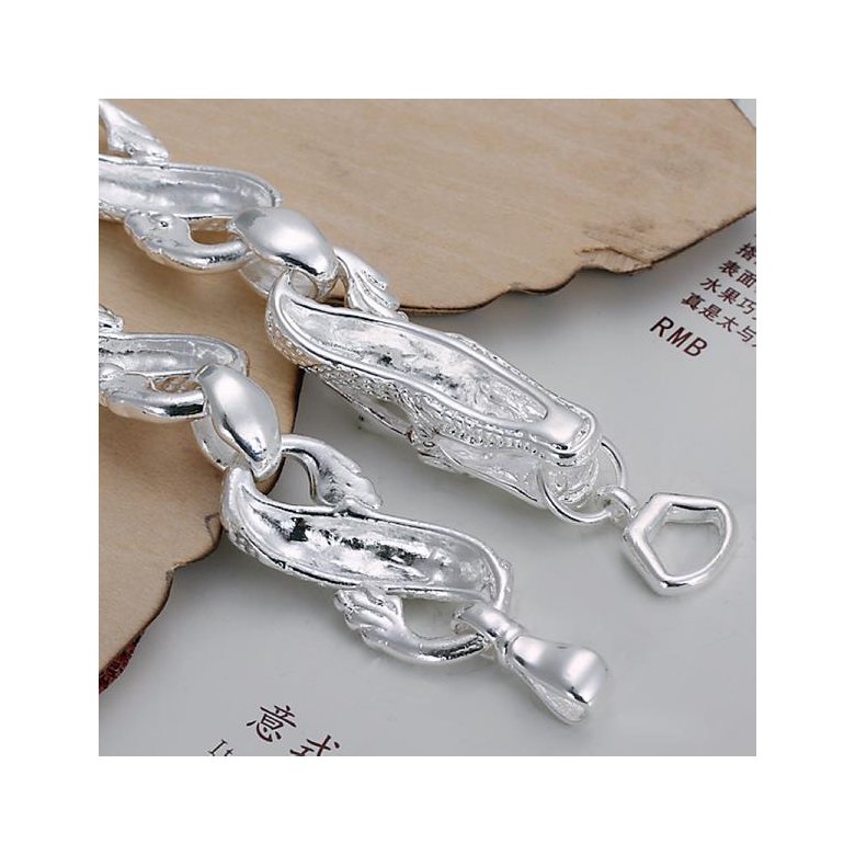 Wholesale Romantic Silver Animal Bracelet TGSPB396 2
