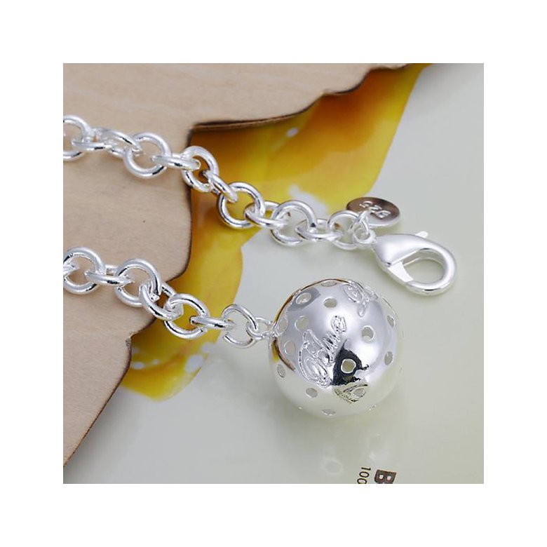 Wholesale Classic Silver Ball Bracelet TGSPB404 1