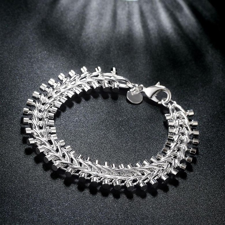 Wholesale Romantic Silver Water Drop Bracelet TGSPB407 4