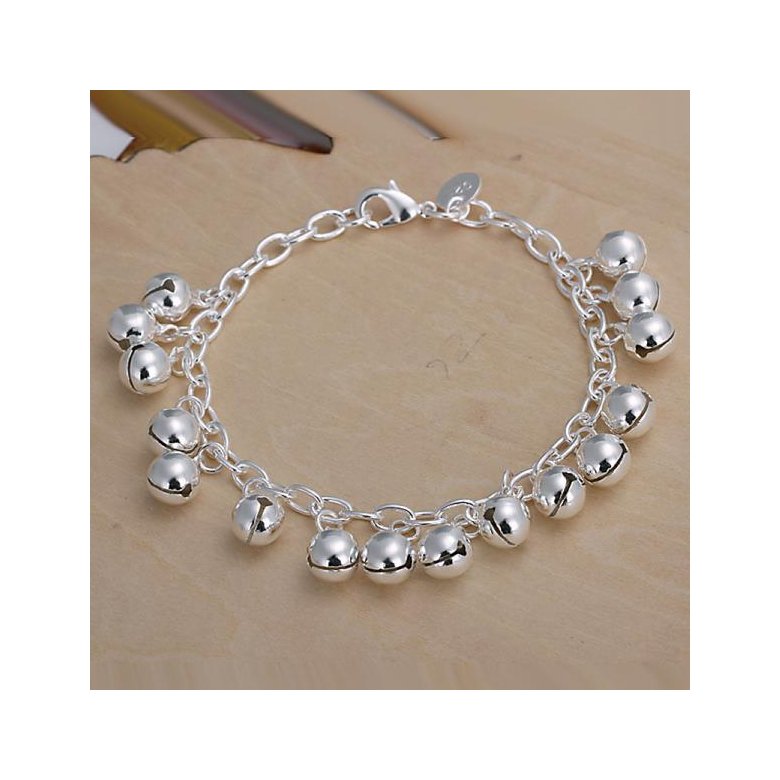 Wholesale Romantic Silver Ball Bracelet TGSPB409 0