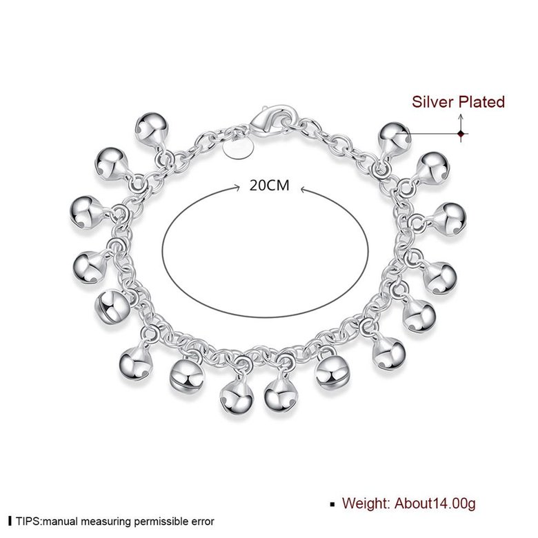 Wholesale Romantic Silver Ball Bracelet TGSPB409 1