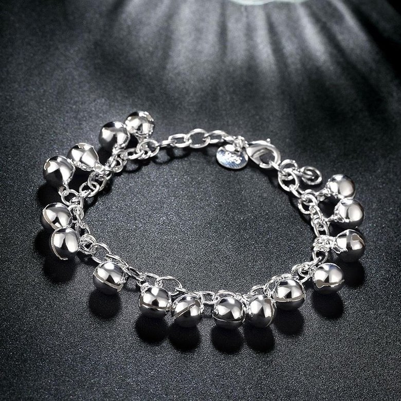 Wholesale Romantic Silver Ball Bracelet TGSPB409 4