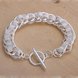 Wholesale Romantic Silver Round Bracelet TGSPB412 0 small