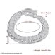 Wholesale Romantic Silver Round Bracelet TGSPB412 1 small