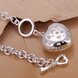 Wholesale Trendy Silver Round Bracelet TGSPB414 1 small