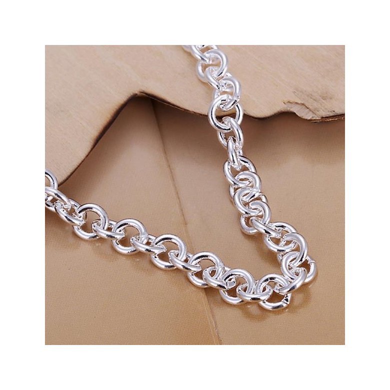 Wholesale Trendy Silver Round Bracelet TGSPB414 2