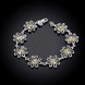 Wholesale Romantic Silver Plant Bracelet TGSPB419 2 small