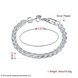 Wholesale Classic Silver Round Bracelet TGSPB421 4 small