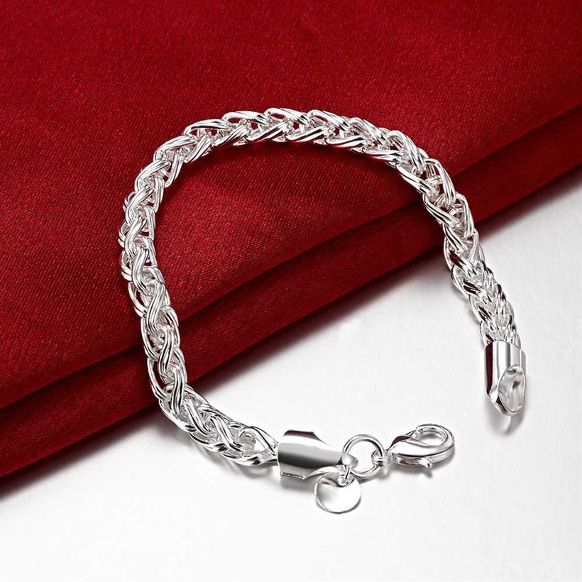 Wholesale Classic Silver Round Bracelet TGSPB421 5