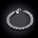 Wholesale Romantic Silver Round Bracelet TGSPB425 4 small