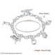 Wholesale Romantic Silver Heart Bracelet TGSPB427 1 small
