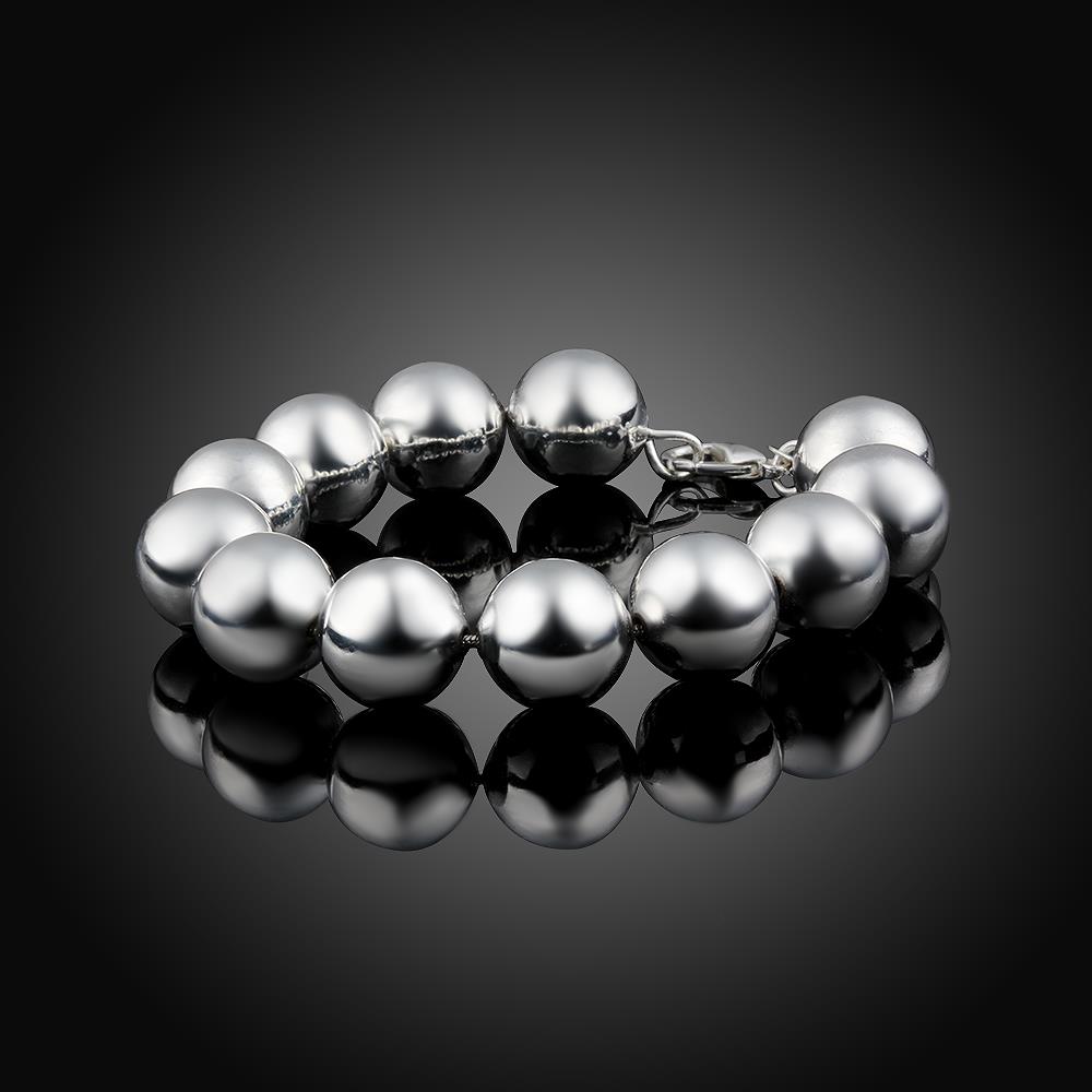 Wholesale Romantic Silver Beads Bracelet TGSPB003 1